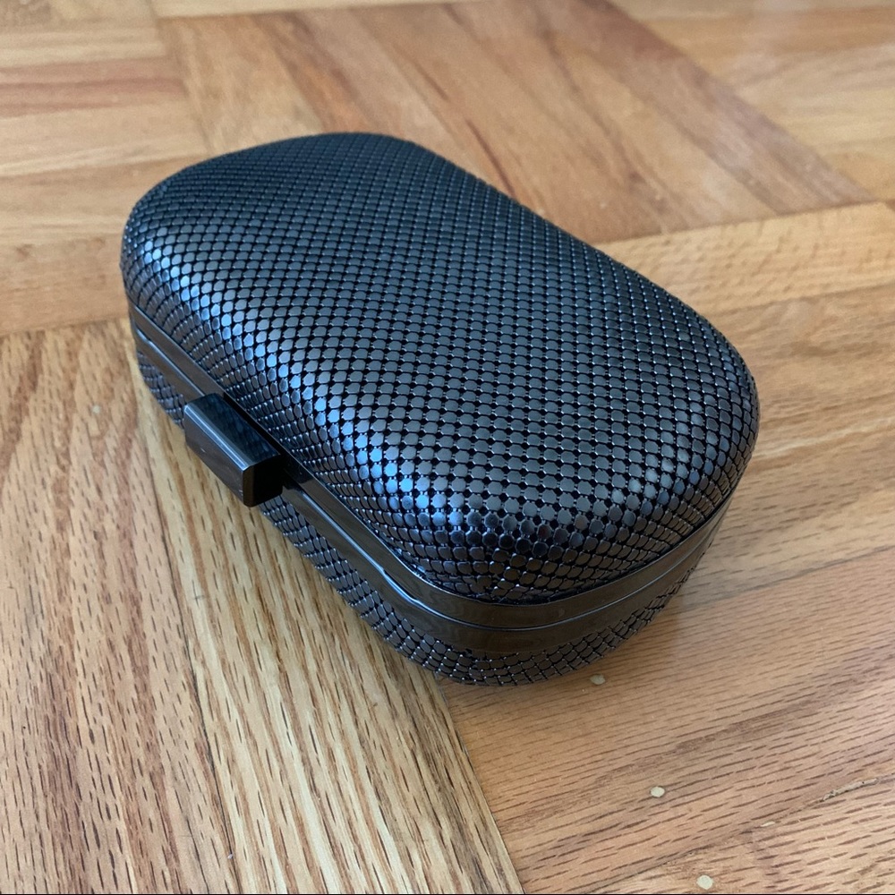 Whiting & Davis Black Clutch